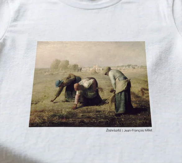 Koszulka z nadrukiem Żniwiarki Jean-François Millet