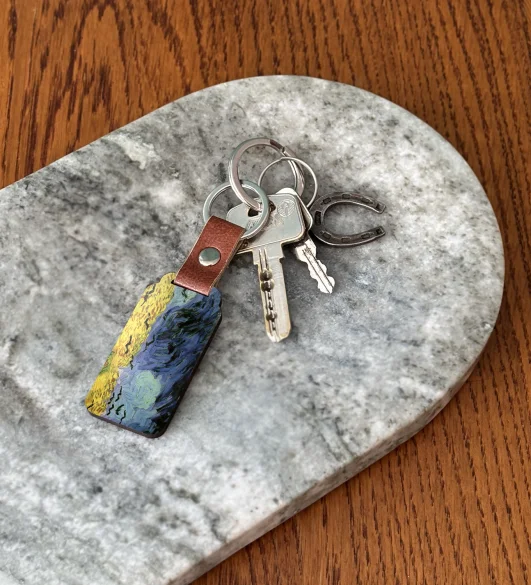 Brelok Pole pszenicy z krukami Vincent Van Gogh