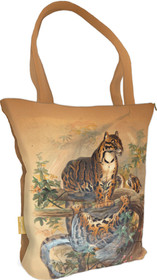 Torba na ramię shopper The Clouded Tiger Joseph Wolf