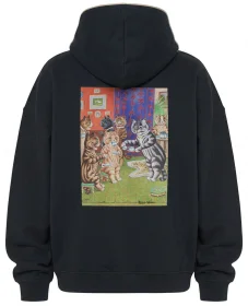 Bluza oversize Herbata dla kota Louis Wain