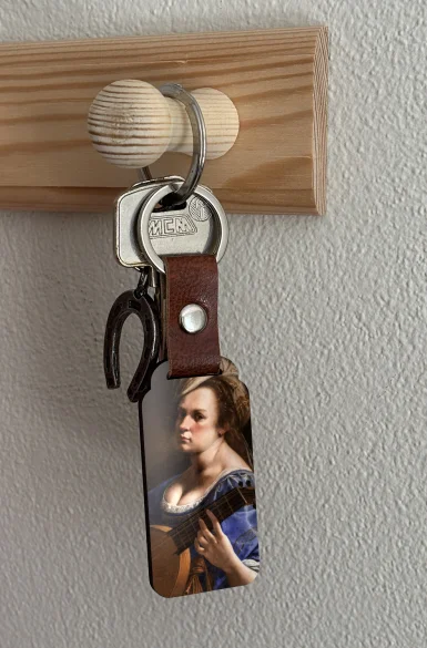 Brelok Autoportret jako lutnistka Artemisia Gentileschi