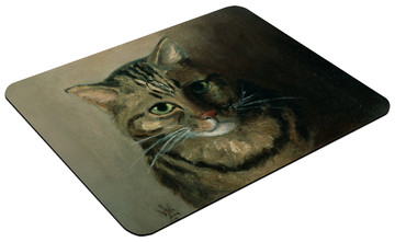 Podkładka Studium głowy kota tabby Louis Wain 60x40cm