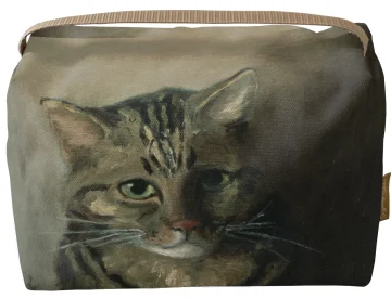 Kosmetyczka kuferek Studium głowy kota tabby Louis Wain