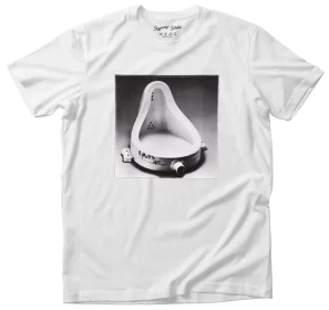 Koszulka z naszywką  Fontanna Marcel Duchamp