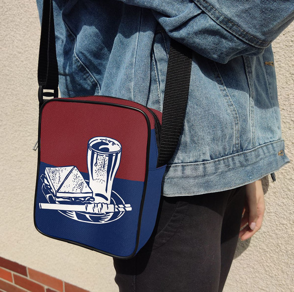 Torba Listonoszka Sandwich and soda Roy Lichtenstein