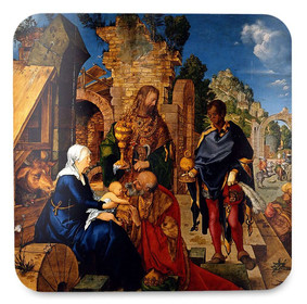 Podkładka pod kubek Hołd Trzech Króli Albrecht Dürer