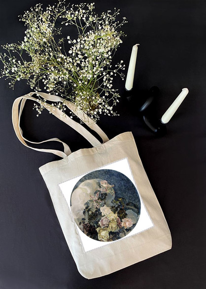 Torba z naszywką Róże i orchidee Mikhail Aleksandrovich Vrubel