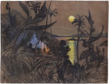 Podkładka na stół Pejzaż australijski Witkacy