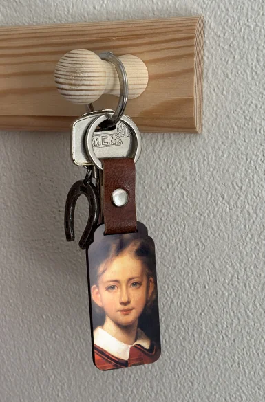 Brelok Portret dziewczynki Artur Grottger