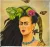 Frida z legwanem – portret inspirowany Fridą Kahlo