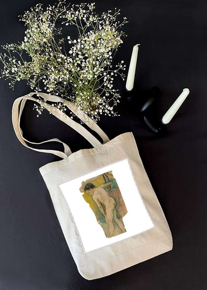 Torba z naszywką Breton Kąpiący się Paul Gauguin