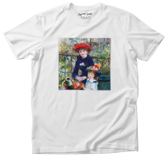 Koszulka z naszywką Dwie siostry (na tarasie) Pierre-Auguste Renoir