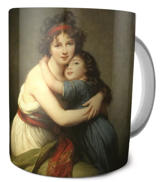 Kubek Autoportret z córką Élisabeth Vigée-Lebrun