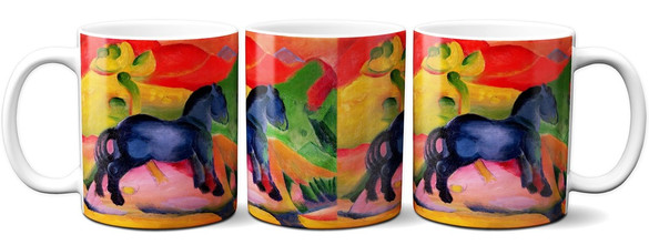Kubek Mały niebieski koń Franz Marc