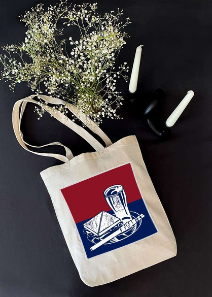 Torba z naszywką Sandwich and soda Roy Lichtenstein