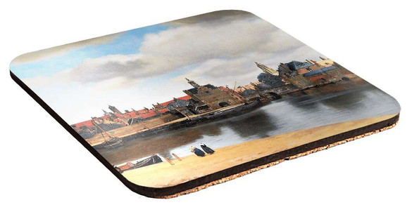 Podkładka pod kubek Widok Delf Jan Vermeer