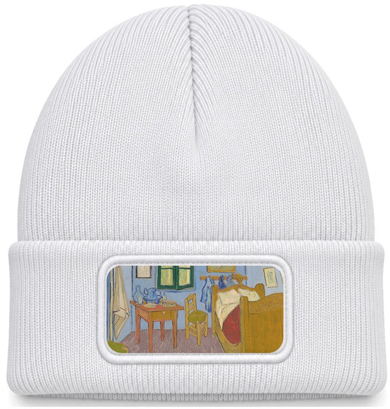 Czapka zimowa Pokój van Gogha w Arles (III) Vincent Van Gogh – biała