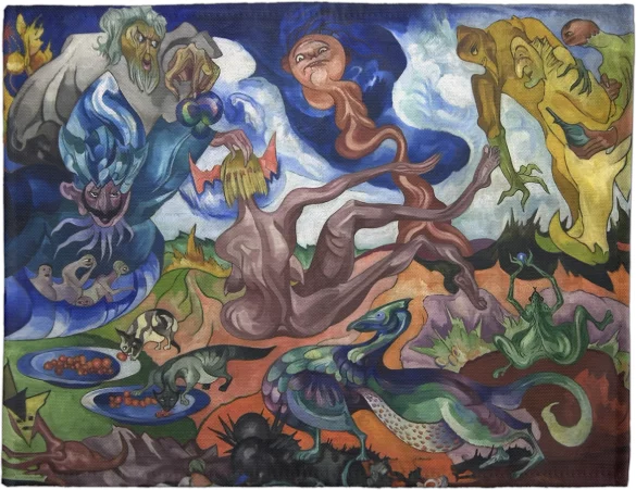 Podkładka na stół Tworzenie świata Witkacy