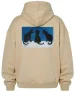 Bluza oversize Czarne koty na śniegu Louis Wain
