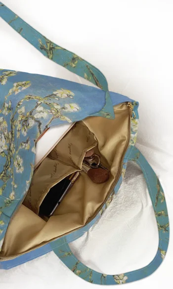 Torba na ramię shopper Szyjemy Sztukę Kwitnący migdałowiec Vincent Van Gogh