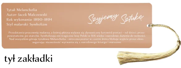 Zakładka do książki Melancholia Jacek Malczewski