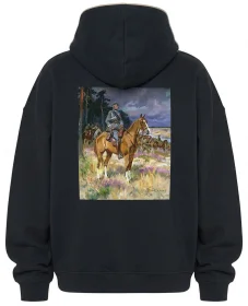 Bluza oversize Józef Piłsudski na Kasztance Wojciech Kossak