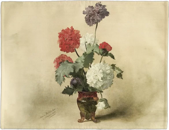 Podkładka na stół Peonie (maki) Anna Bilińska-Bohdanowiczowa