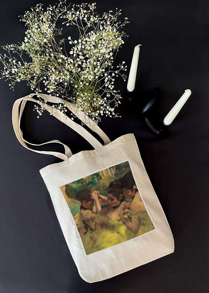 Torba z naszywką Żółte tancerki (ze skrzydłami) Edgar Degas