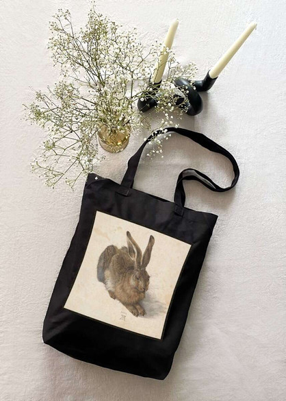 Torba z naszywką Młody zając Albrecht Dürer