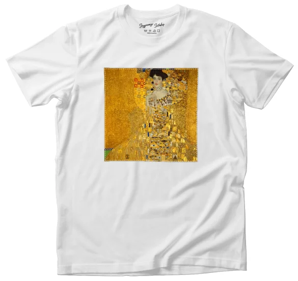 Koszulka z naszywką Złota Adela Gustav Klimt