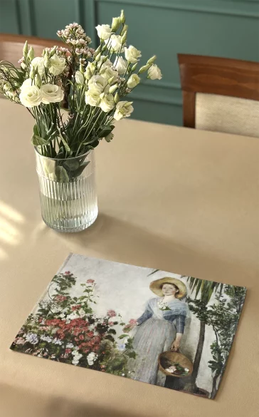 Podkładka na stół W oranżerii (W cieplarni) Olga Boznańska