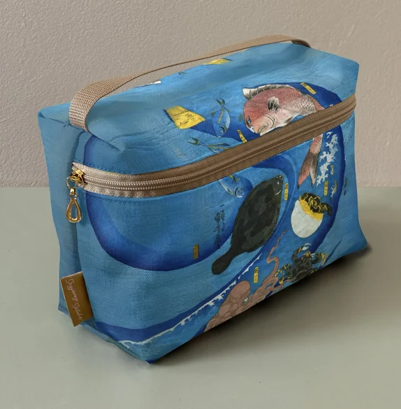 Kosmetyczka kuferek Umysły ryb Utagawa Kuniyoshi