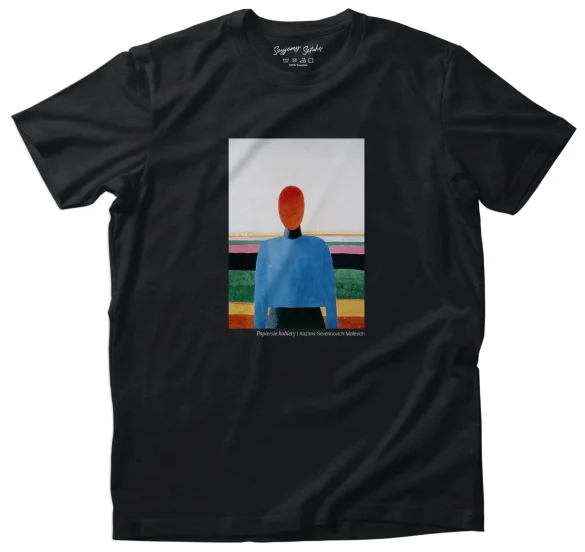 Koszulka z nadrukiem Popiersie kobiety Kazimir Severinovich Malevich