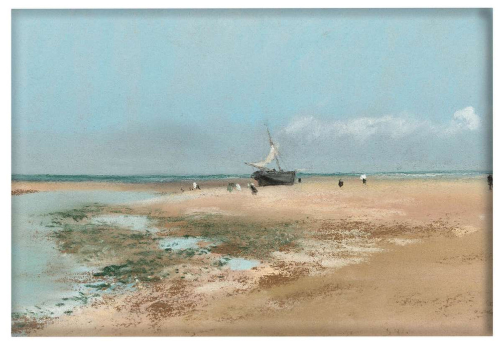 Magnes Plaża podczas odpływu (ujście rzeki) Edgar Degas
