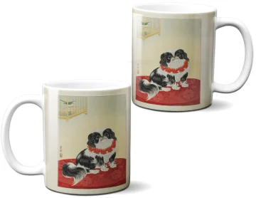 Kubek Pies pekińczyk Ohara Koson