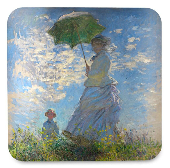 Podkładka pod kubek Kobieta z parasolem Claude Monet