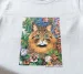 Koszulka z nadrukiem Studium kota Louis Wain