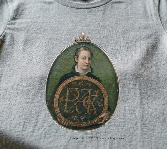 Koszulka z nadrukiem Autoportret, 1556 Sofonisba Anguissola