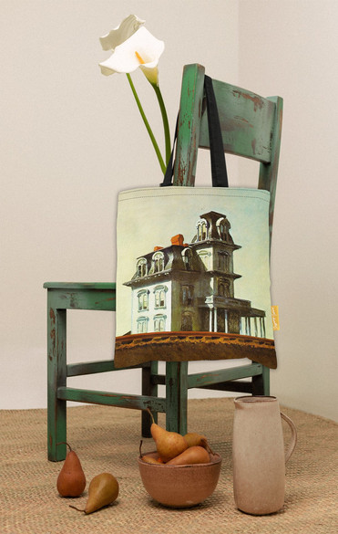 Torba na ramię Dom przy torach kolejowych Edward Hopper