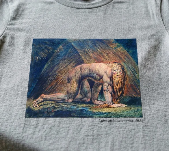 Koszulka z nadrukiem Nabuchodonozor William Blake