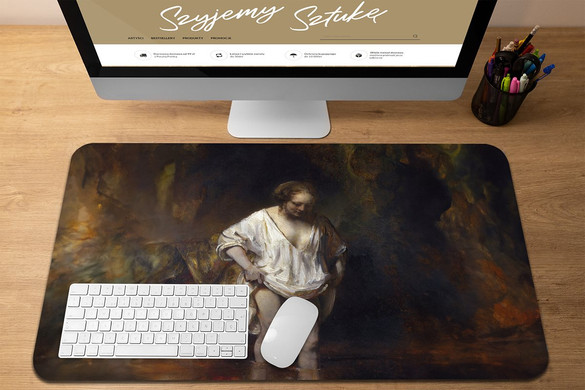 Podkładka Hendrickje kąpiąca się w rzece Rembrandt 60x40cm