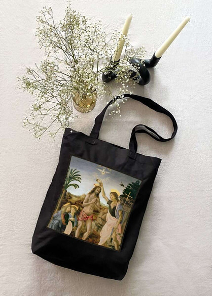 Torba z naszywką Chrzest Chrystusa Leonardo da Vinci