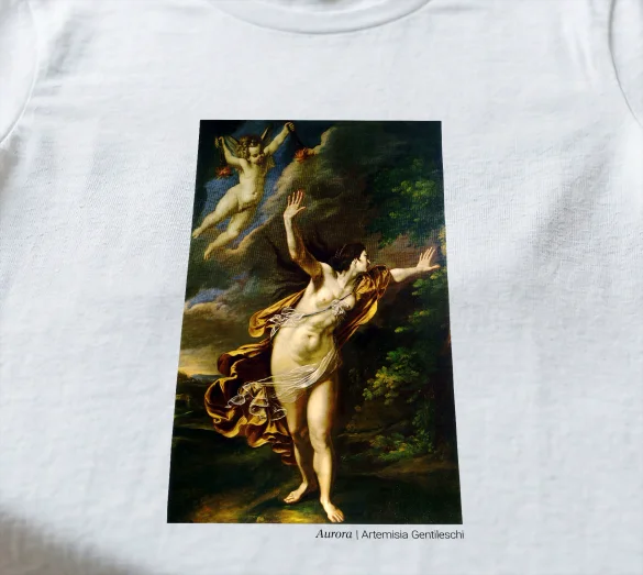 Koszulka z nadrukiem Aurora Artemisia Gentileschi
