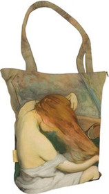 Torba na ramię shopper Czesząca się Władysław Ślewiński