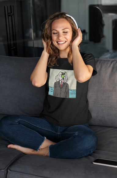 Bluzka damska z naszywką DOG PARODY: Syn człowieczy