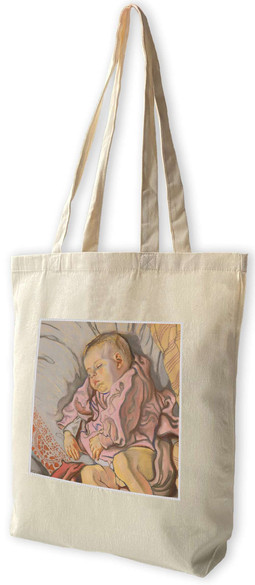 Torba z naszywką Śpiące dziecko na poduszce Stanisław Wyspiański