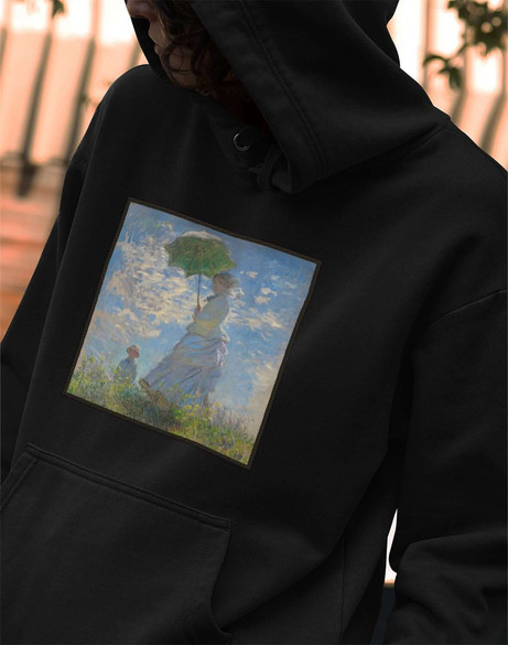 Bluza z naszywką Kobieta z parasolem Claude Monet