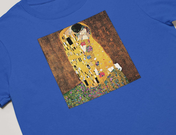 Koszulka z naszywką Pocałunek Gustav Klimt