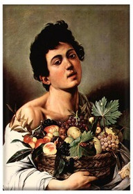 Magnes Chłopiec z koszem owoców Caravaggio