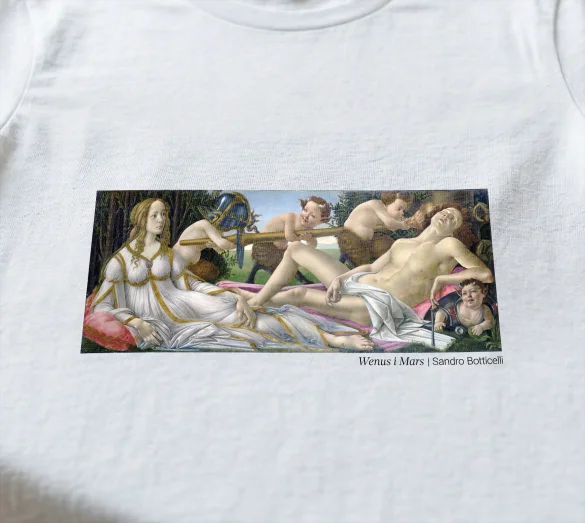 Koszulka z nadrukiem Wenus i Mars Sandro Botticelli